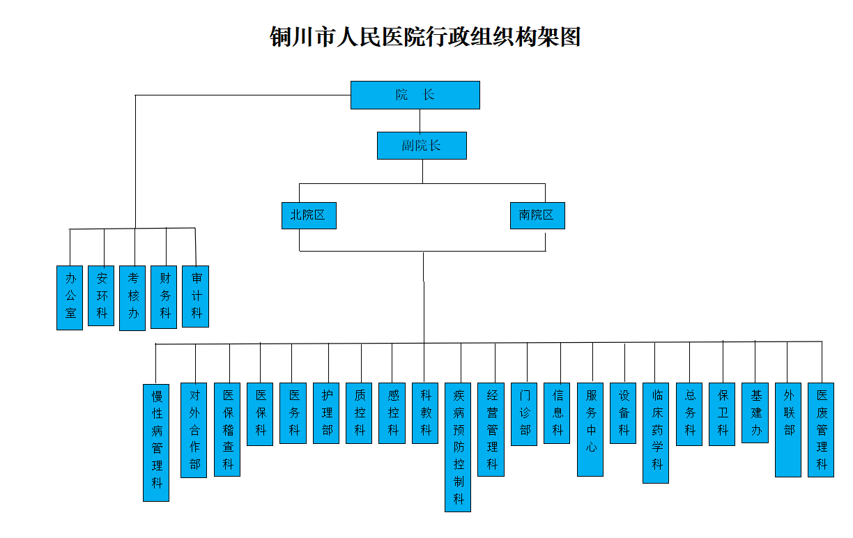 醫院行政組織架構圖