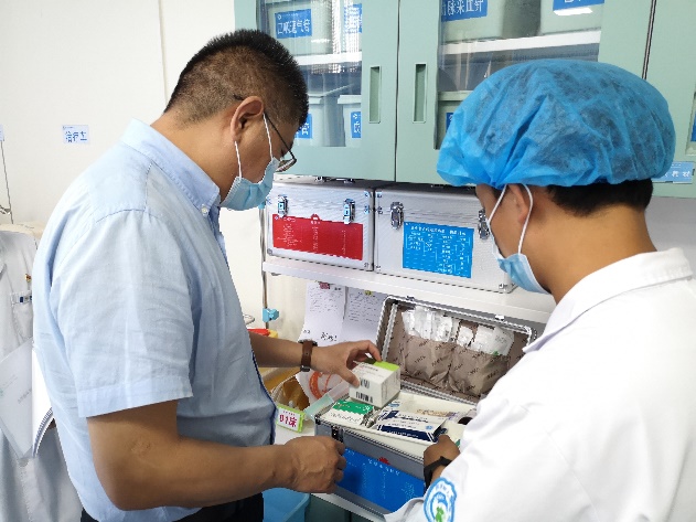 陜西省卒中中心專科聯盟專家蒞臨我院進行督導檢查