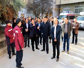省衛(wèi)計委及全省各地市衛(wèi)計委、疾控中心領(lǐng)導蒞臨我院緊急醫(yī)學救援基地進行參觀調(diào)研
